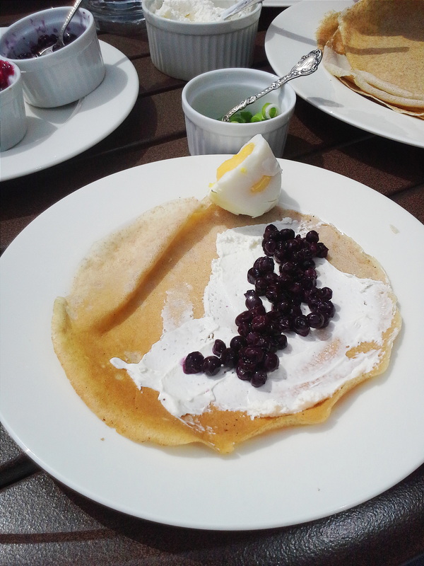 Blueberry blini by Creating a Curated Life.