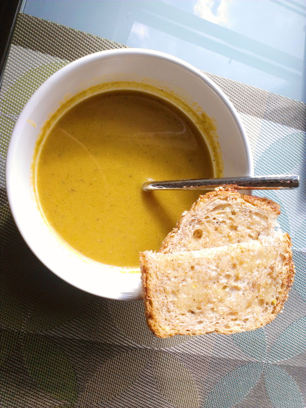 Butternut Squash and Coconut Milk Soup by Creating a Curated Life