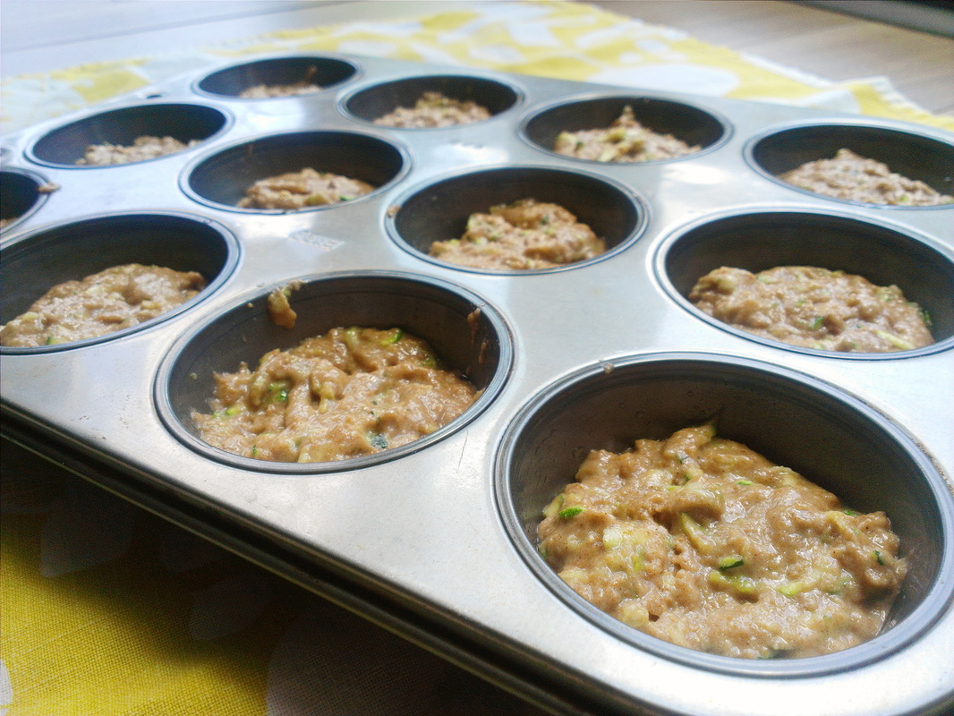 Whole Wheat Zucchini Muffins by Creating a Curated Life