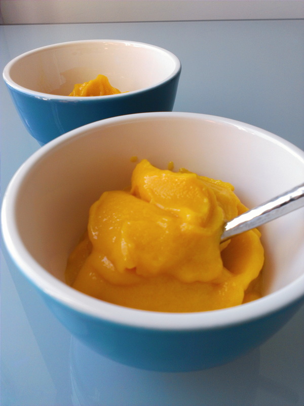 Mango Sorbet, Recipe by Creating A Curated Life.
