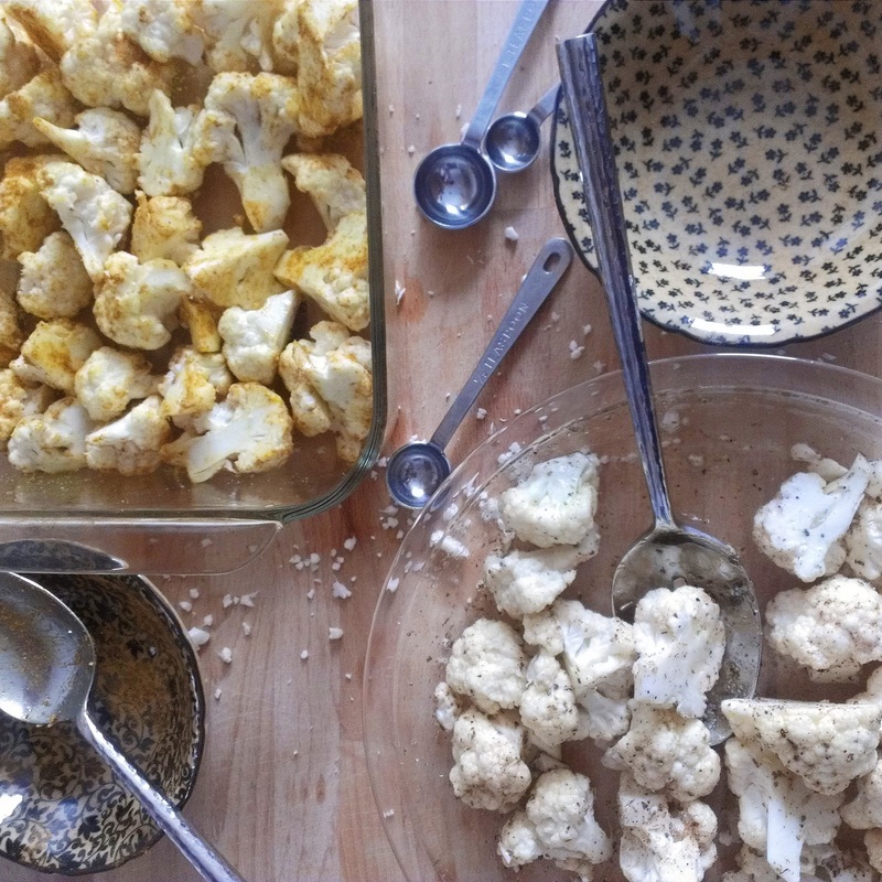 Roasted Cauliflower by Creating a Curated Life