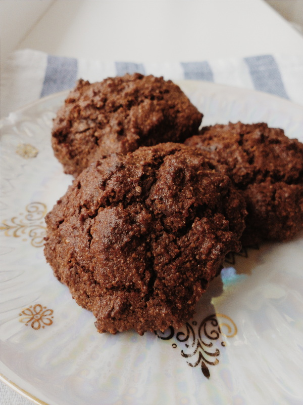 Healthy Double Dark Chocolate Chip Cookies